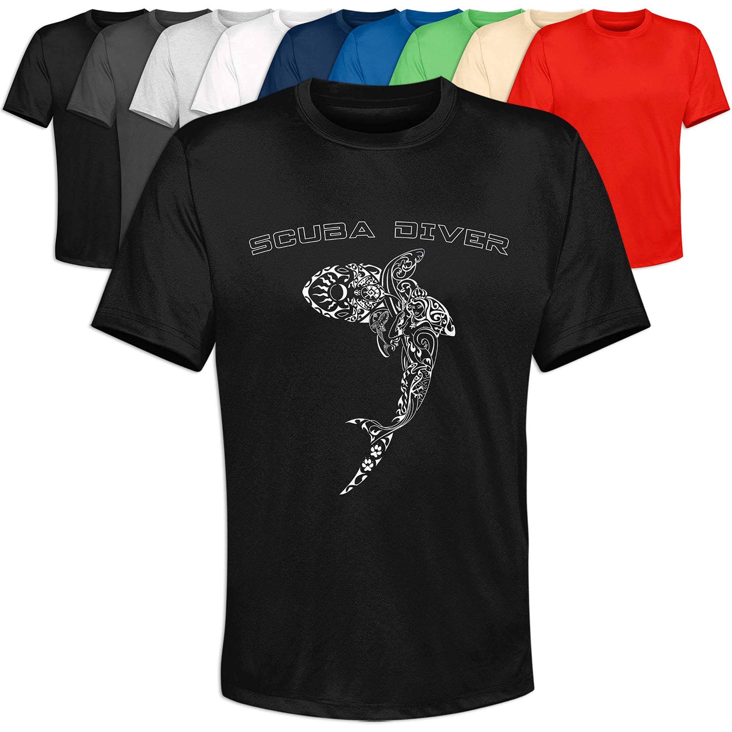 T-Shirt Scuba Diver "Tattoo 01"