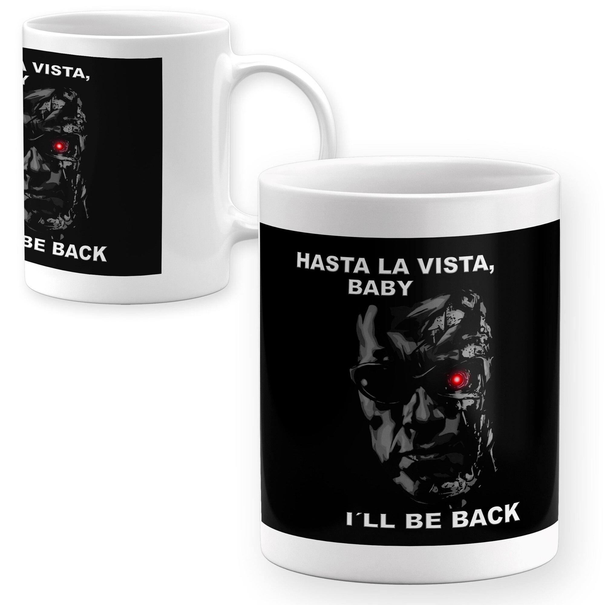 Tasse Terminator Design Becher Movie Filme Hasta La Vista Baby