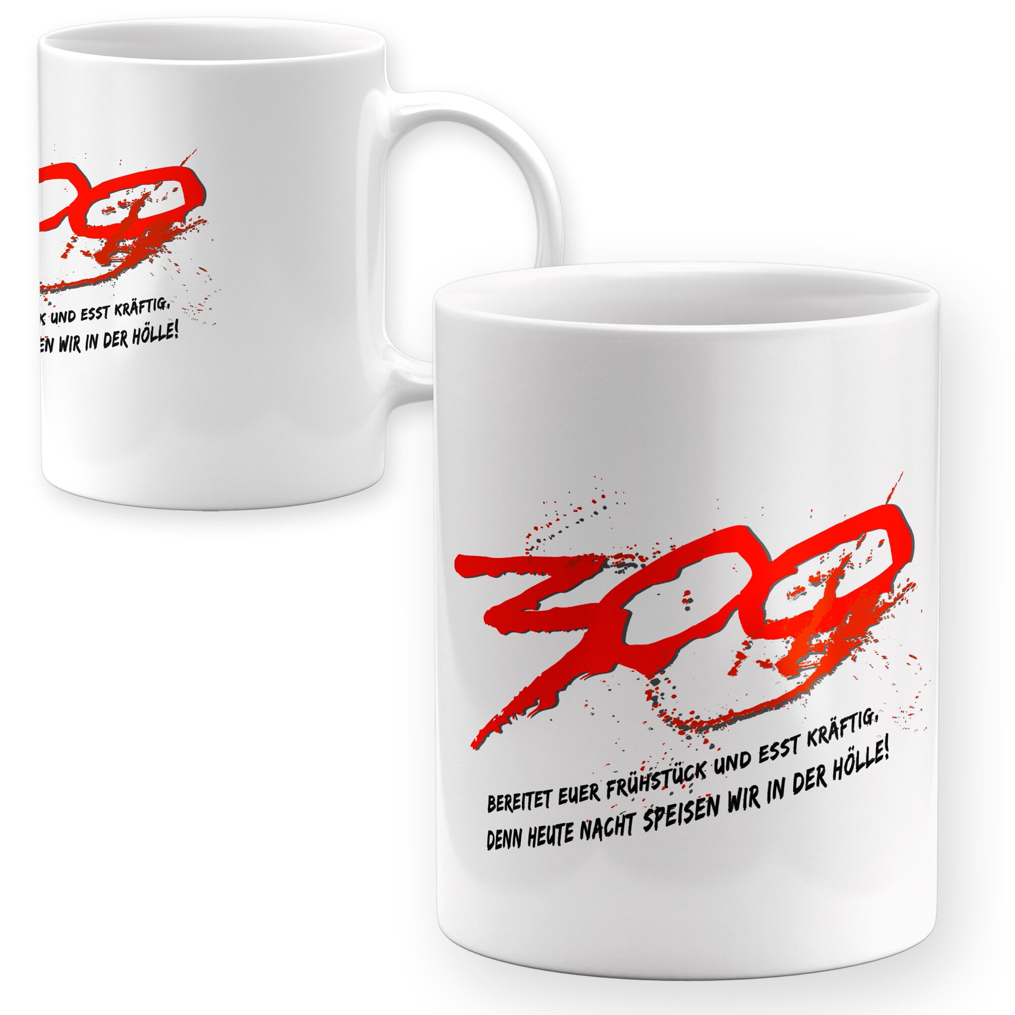 Tasse 300 Spartaner Design Becher Movie Filme Leonidas Sparta Spartans