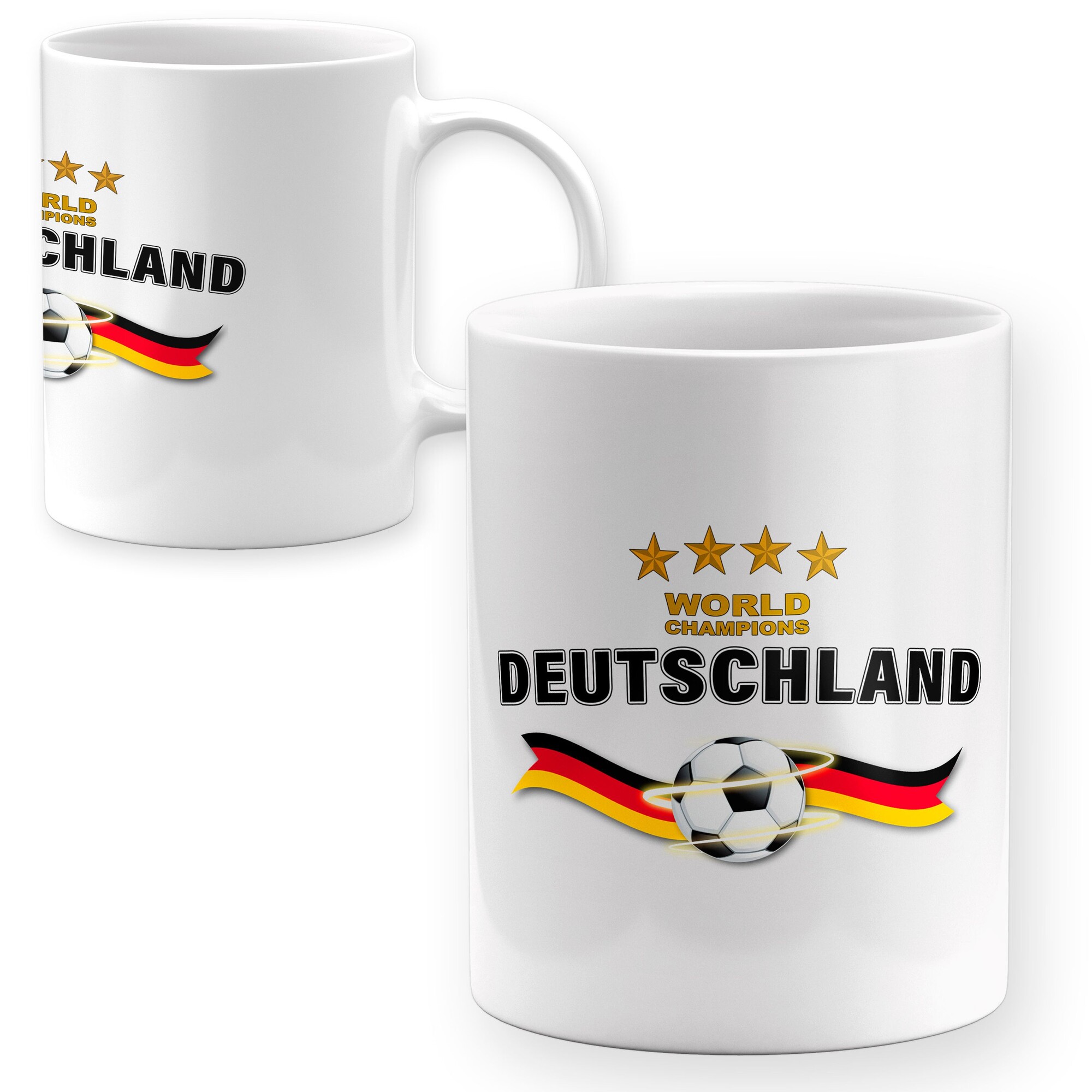 Tasse Fussball Deutschland Design Becher World Champion Klassik