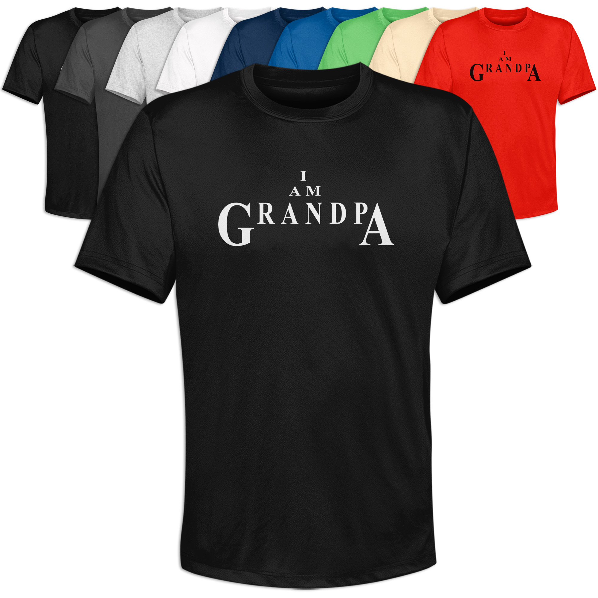 T-Shirt I Am Grandpa Ich Bin Großvater Unisex bis 5XL