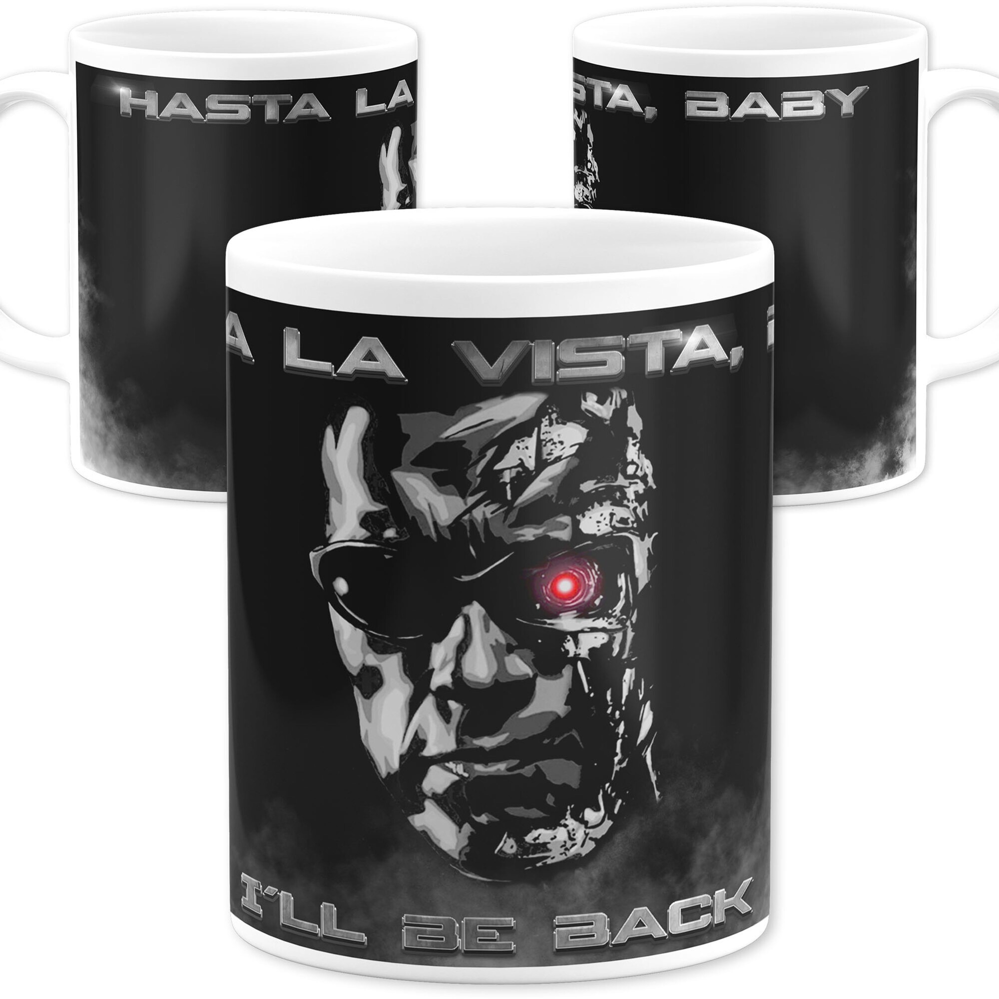 Tasse Terminator T 800 Design Becher Movie Filme Hasta La Vista Baby